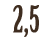 2,5 л