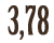 3,78 л